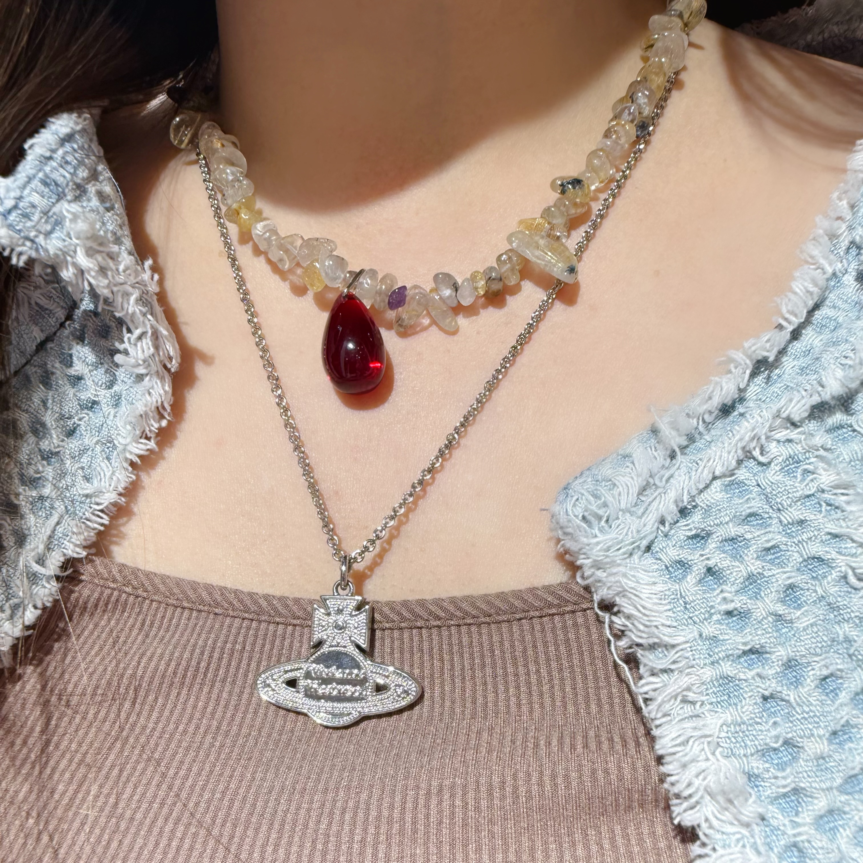 Vivienne Westwood Laszlo necklace blk