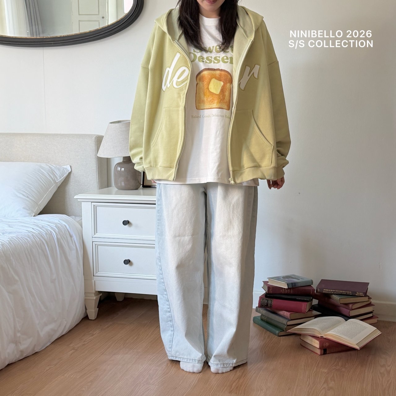 Ninibello | Hoodie 親子(Green L110-120/Adult)