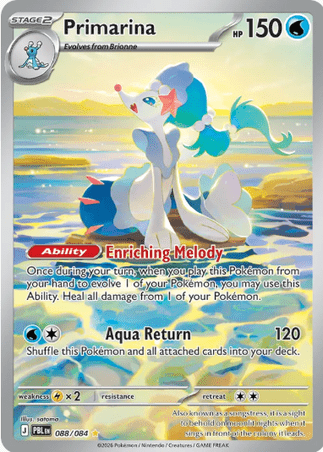 Pokemon TCG Pitch Black - Primarina-088/084