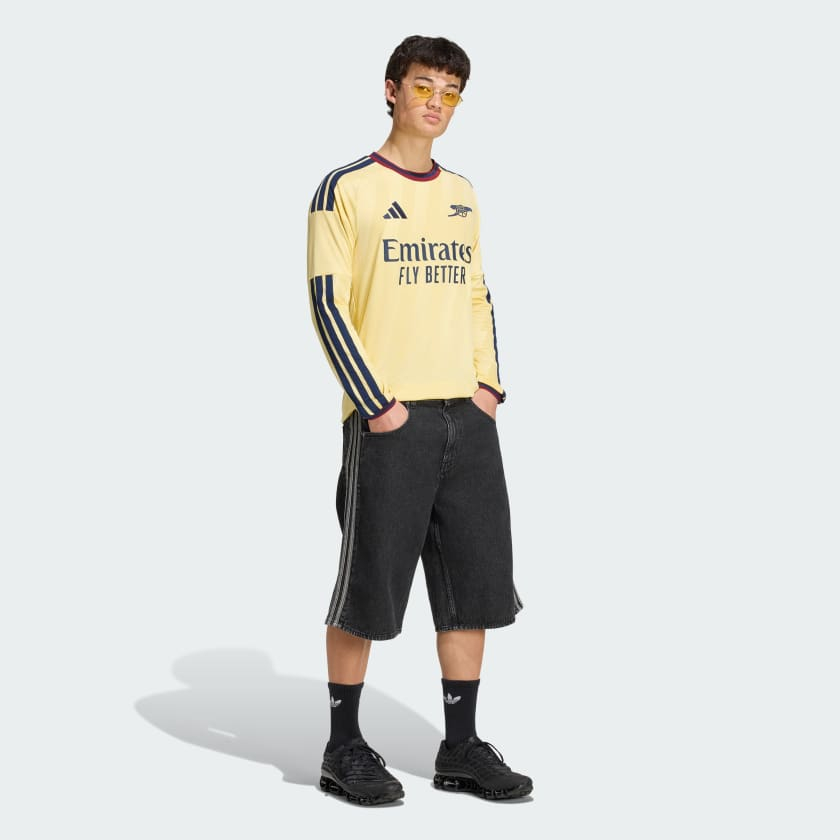 Adidas Arsenal 阿仙奴 2026-27 三客長袖球迷版球衣 (可加印字章) KB9936