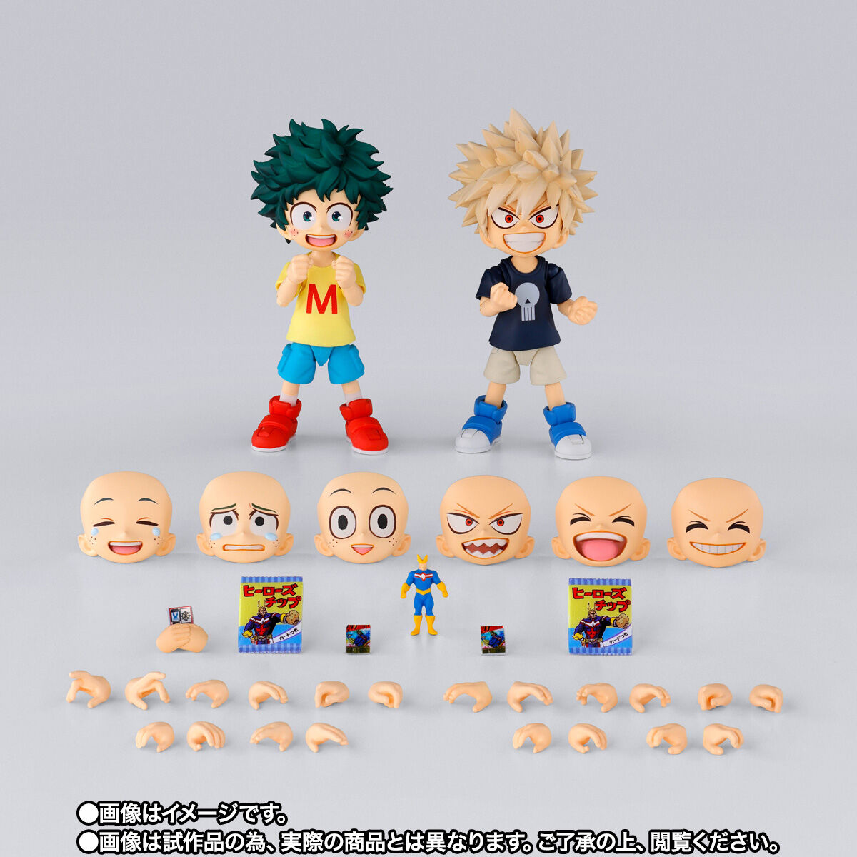 (預訂訂金 $200) (總價 $600) (魂限) Bandai S.H.Figuarts 我的英雄學院 綠谷出久 & 爆豪勝己 -幼年期套裝 (行版) SHF Izuku Midoriya & Katsuki Bakugo
