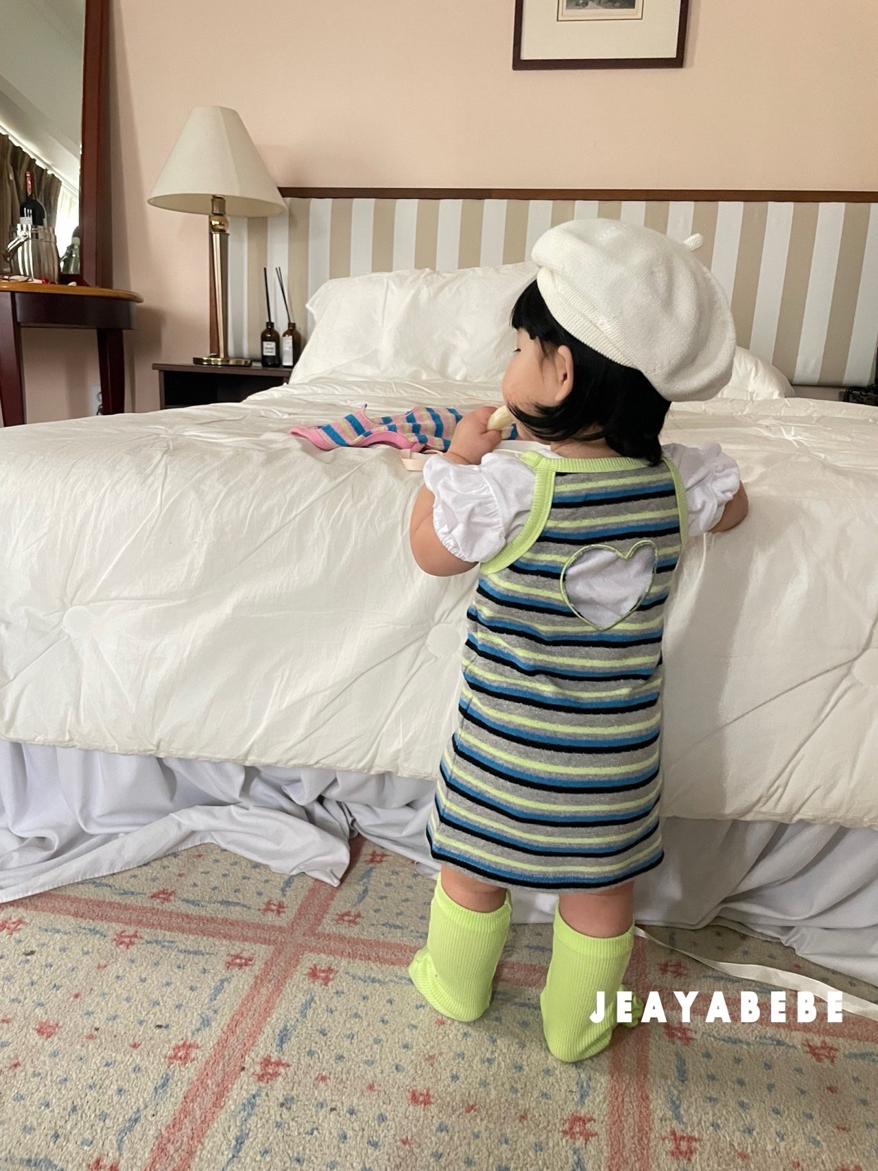 Jeayabebe | Heart OPS (Green/Pink XL100-110)