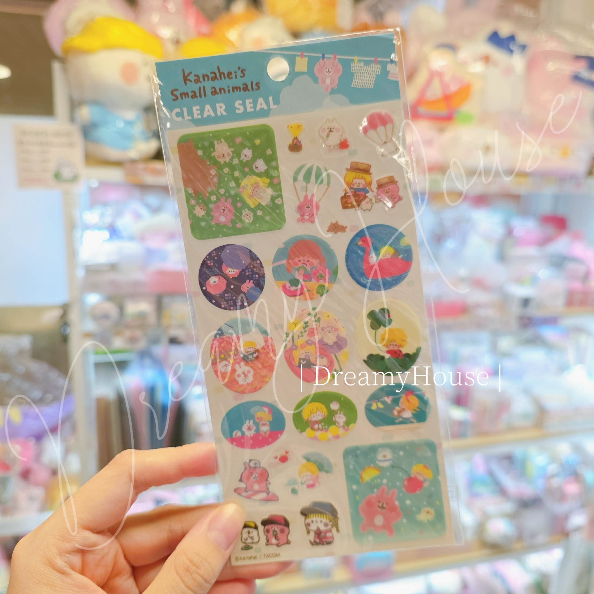 日本 kanahei 🎨kanahei 15th展🎨 透明貼紙