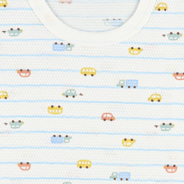 🇯🇵預訂 日本直送🇯🇵吸水速乾系列車車滿印口袋純棉短袖包屁衣三件套