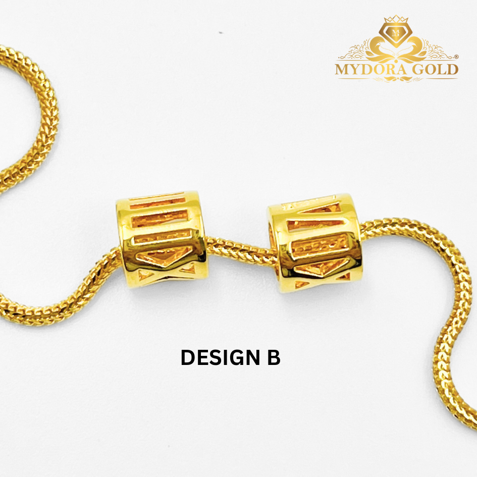 MYDORA Bead Huruf Roman (5G) l EMAS 916/22K