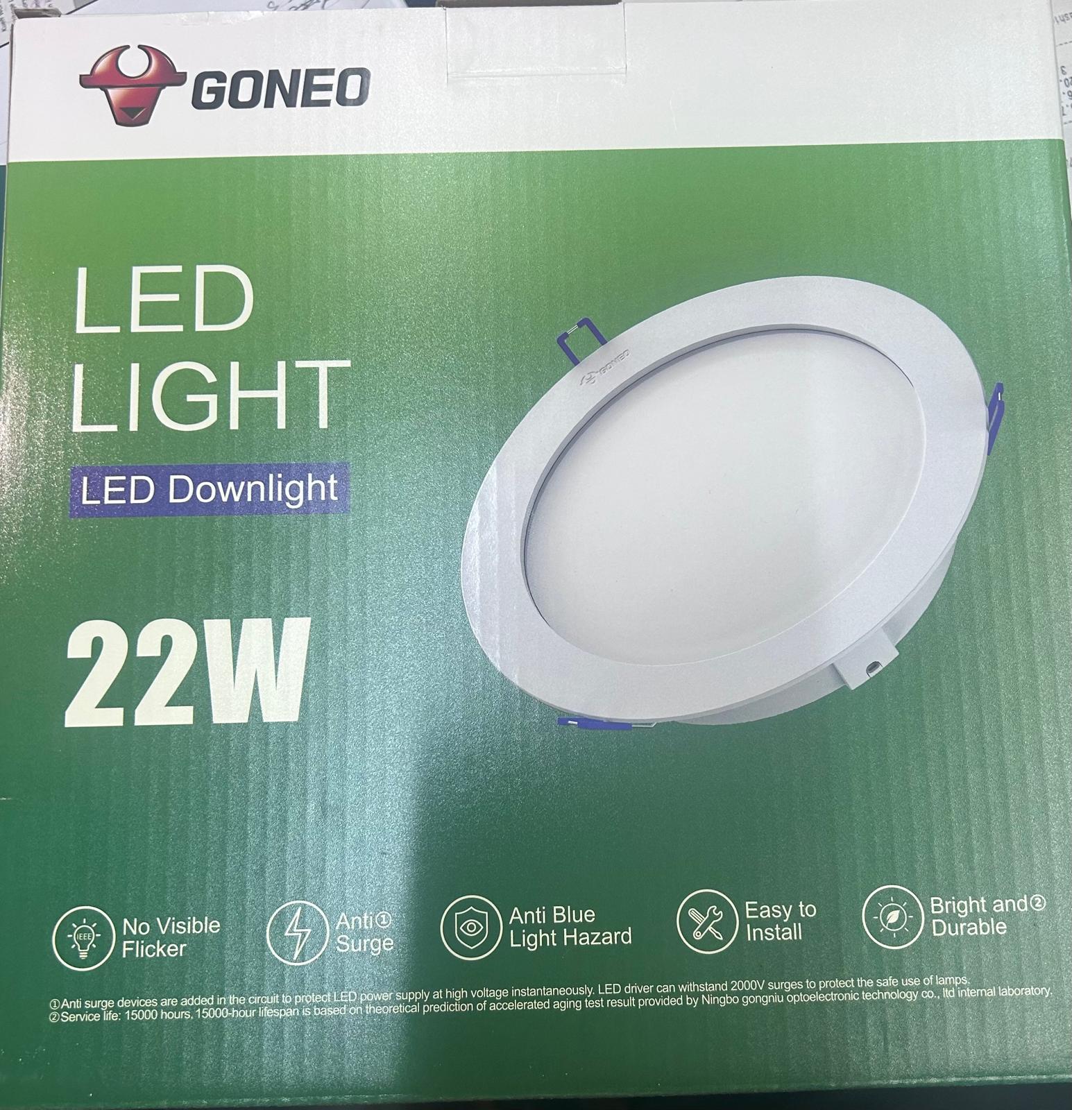 GONEO MT-L022 22W  9'' DOWN LIGHT