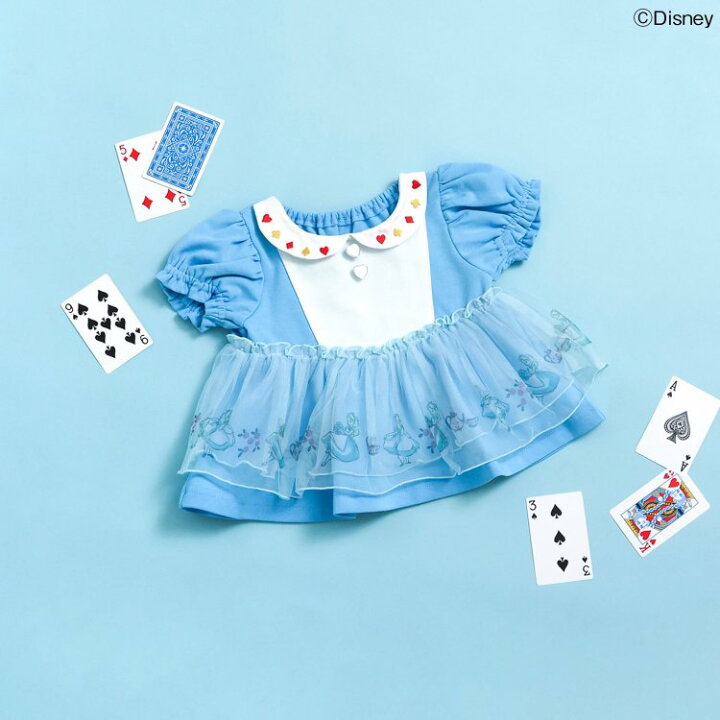 🇯🇵預訂 日本直送🇯🇵Apres les cours x 愛麗絲系列人物印花歐根紗翻領短袖上衣