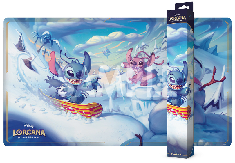 【預訂】Disney Lorcana - Set 14 Hyperia City Playmat Stitch and Angel/Miguel Rivera