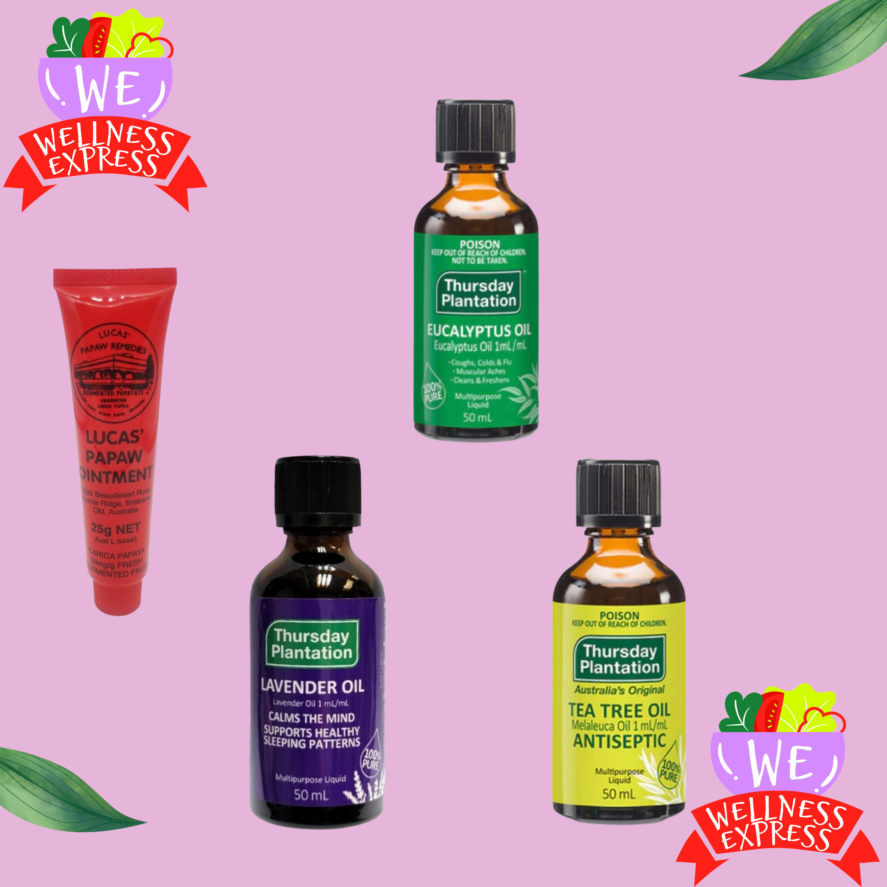 木瓜膏天然精油套裝/Papaw ointment & Essential Oil Package