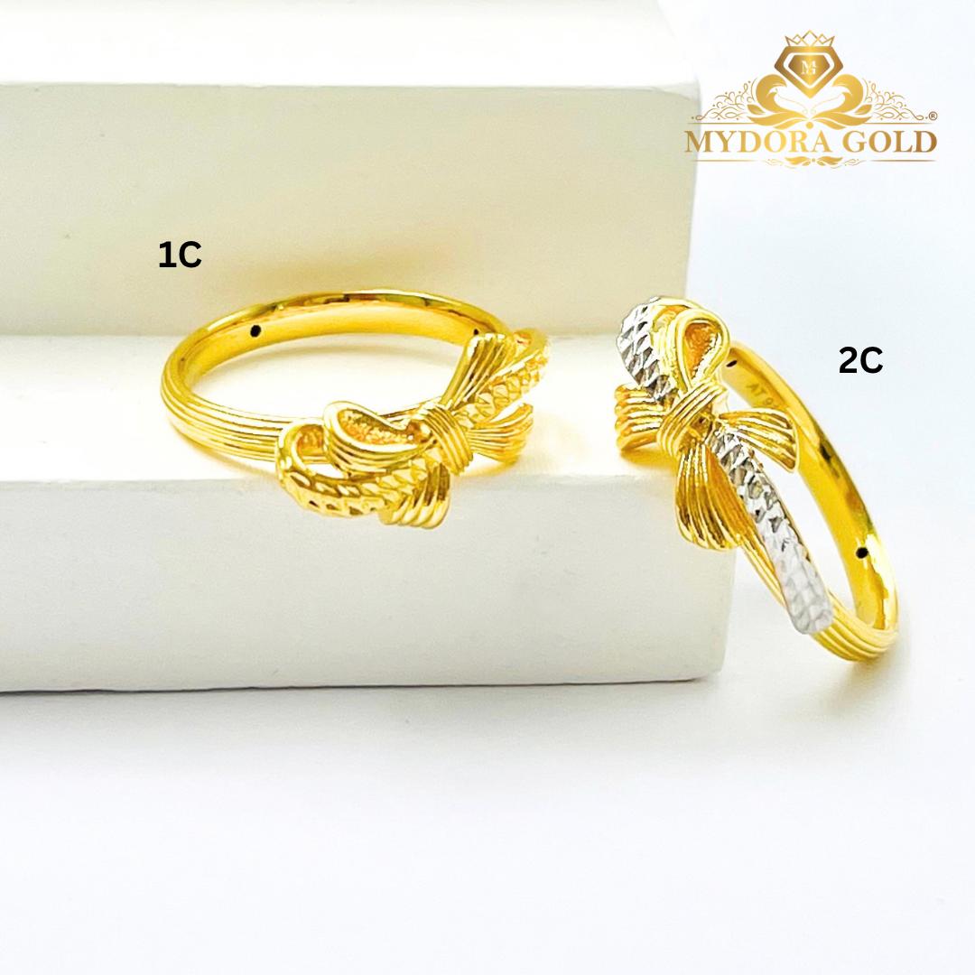 MYDORA Cincin Stylish Ribbon (5G) l EMAS 916/22K