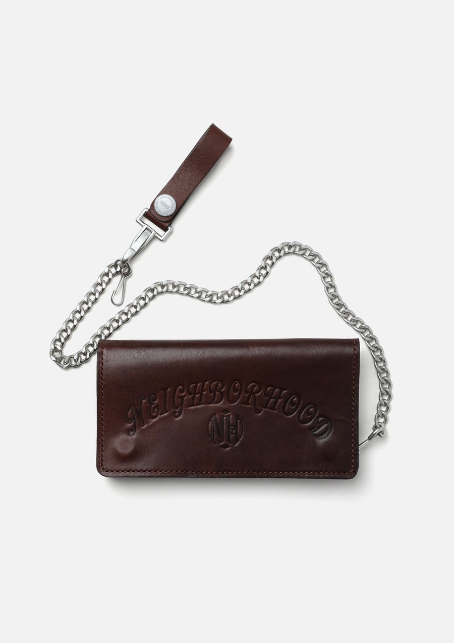 NEIGHBORHOOD LEATHER TRUCKER WALLET