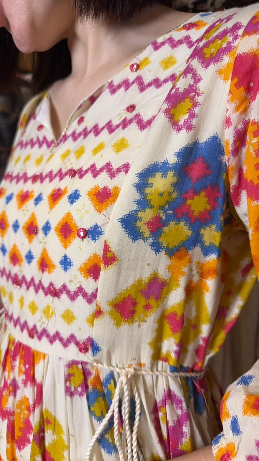 Colourful Rinbow 4-rope Short OP 43" #1394