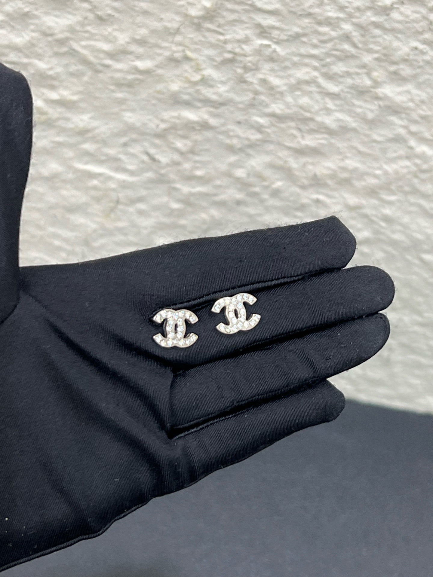 【預訂貨品】CHANEL經典雙C水鑽耳環