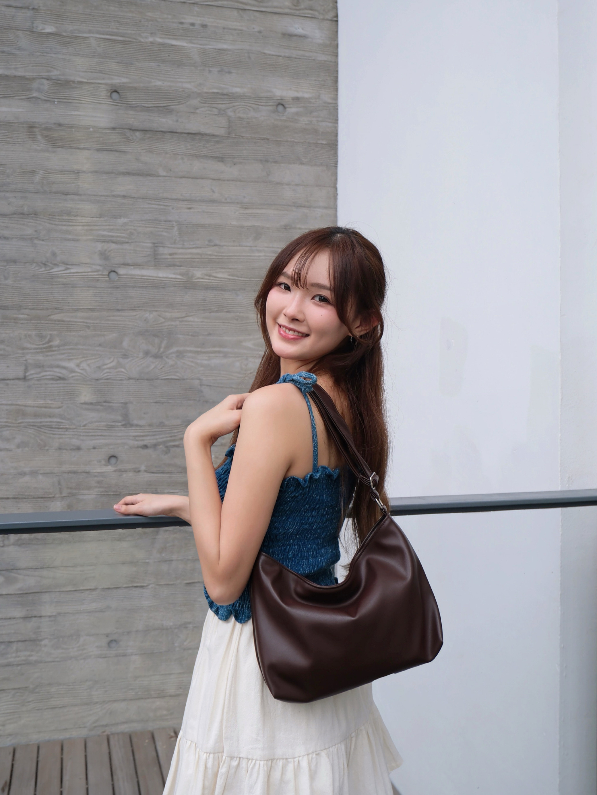 ♡︎TH - 自家仿皮hobo bag M