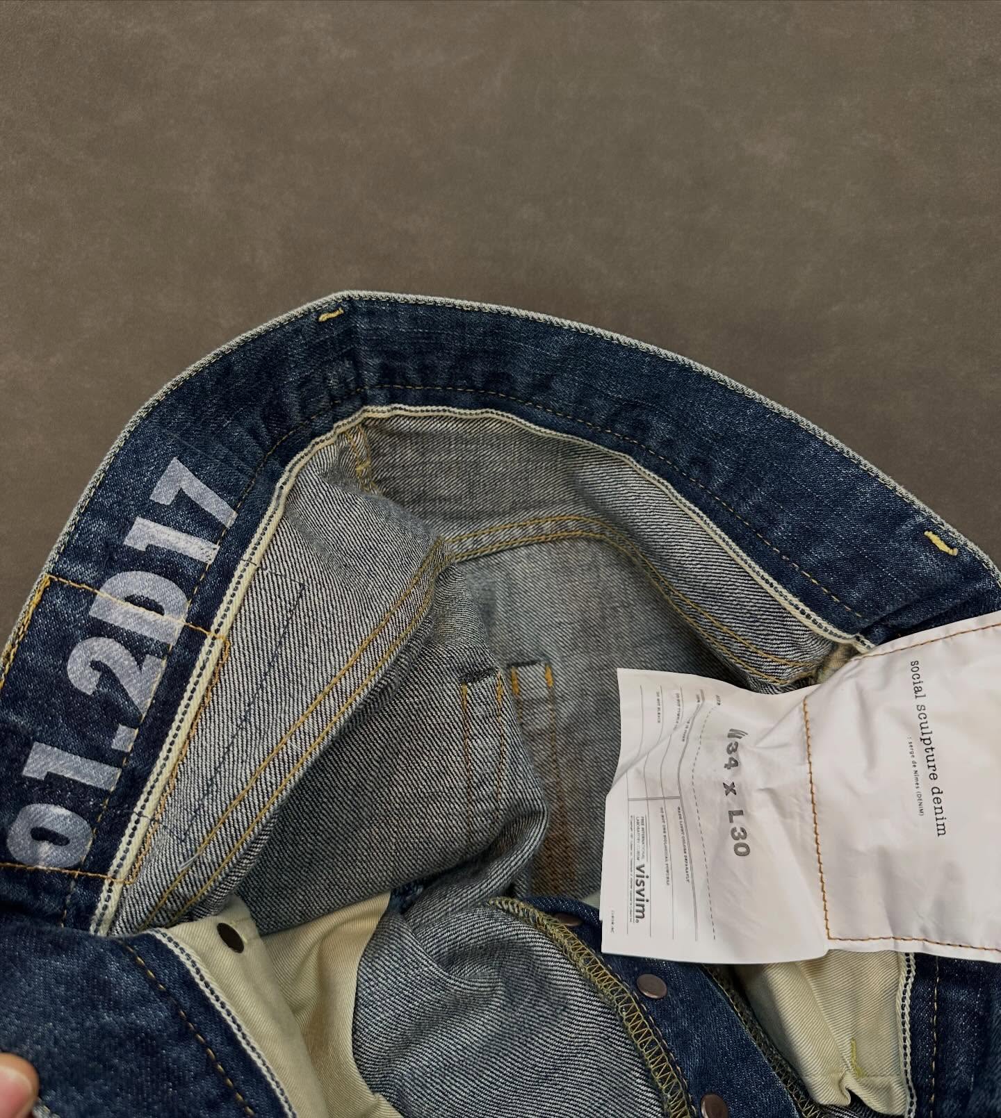 visvim 01.2D17 size L30 W34 全新HKD 6000 長110cm 腰45cm