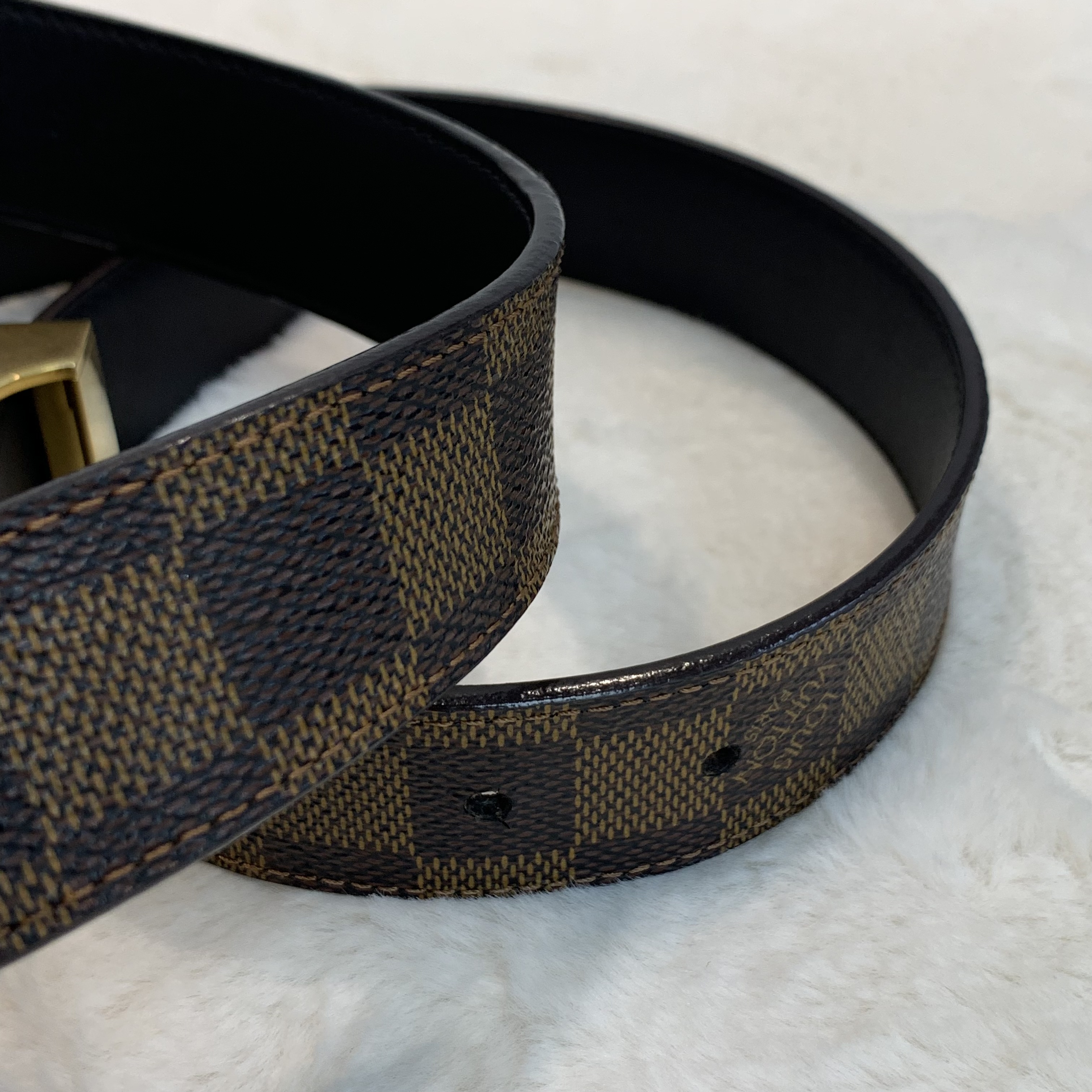 ‼️經典老花大特賣‼️LV M6944金扣頭棋盤格90/96