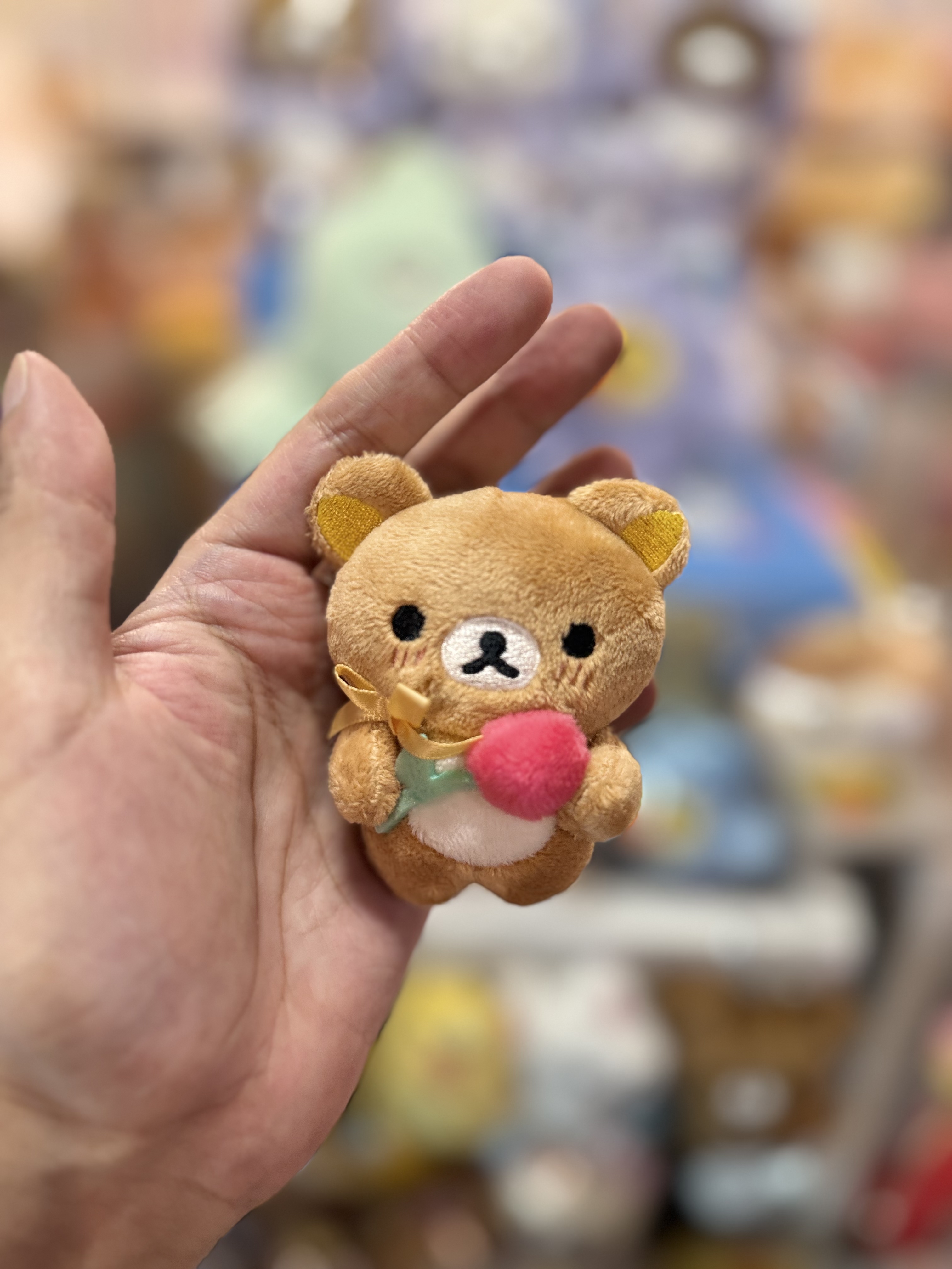 《現貨》全新日本特約店限定Rilakkuma 拎花造型扣針