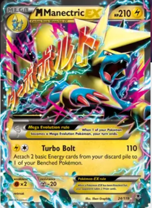   Pokemon TCG Card Game - M Manectric ex