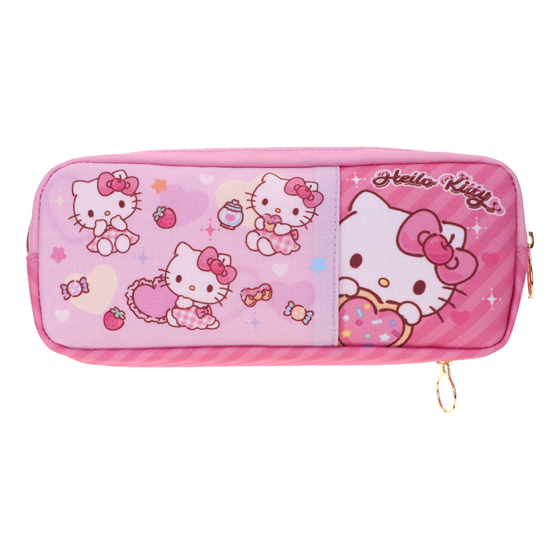 Hello Kitty Double Zipper Pencil Pouch 雙拉鏈筆袋