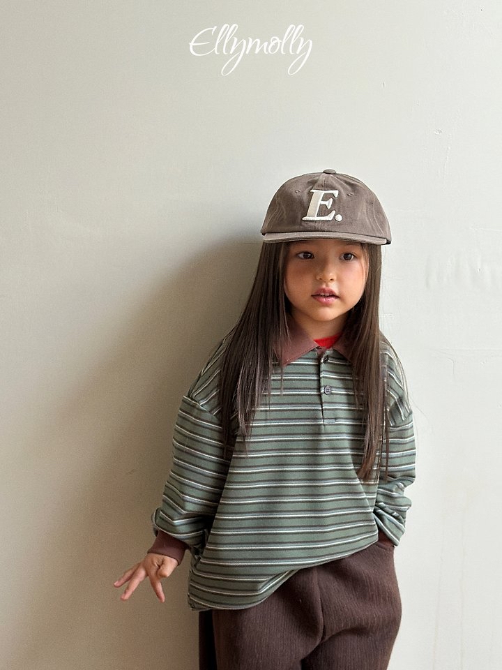 Ellymolly | Click Peach Collared T-shirt