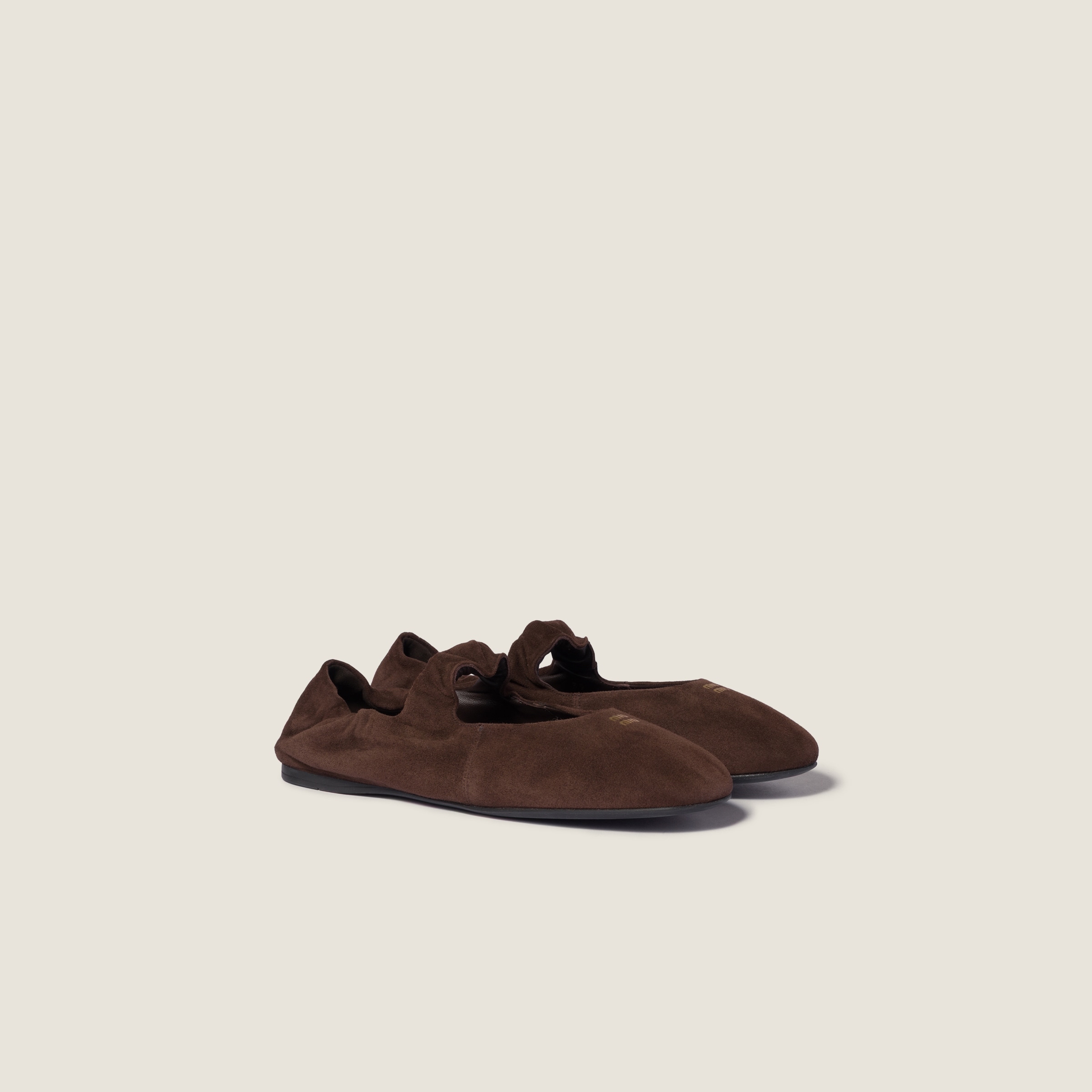 限時優惠✨新色🆕訂貨🍒MIUMIU Ruches suede Flat  Size 38 39 39.5 40 only
