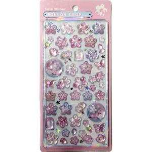 Bonbon Drop立體貼紙 櫻花 05243