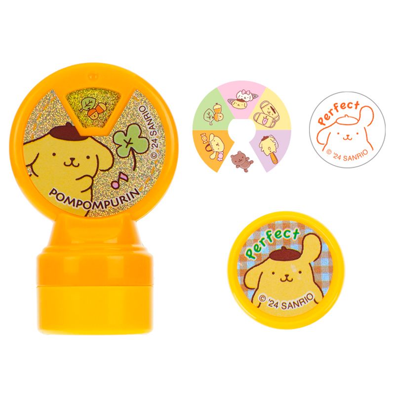 Pompompurin Lucky Spin Self-Inking Stamp "幸運輪"原子印