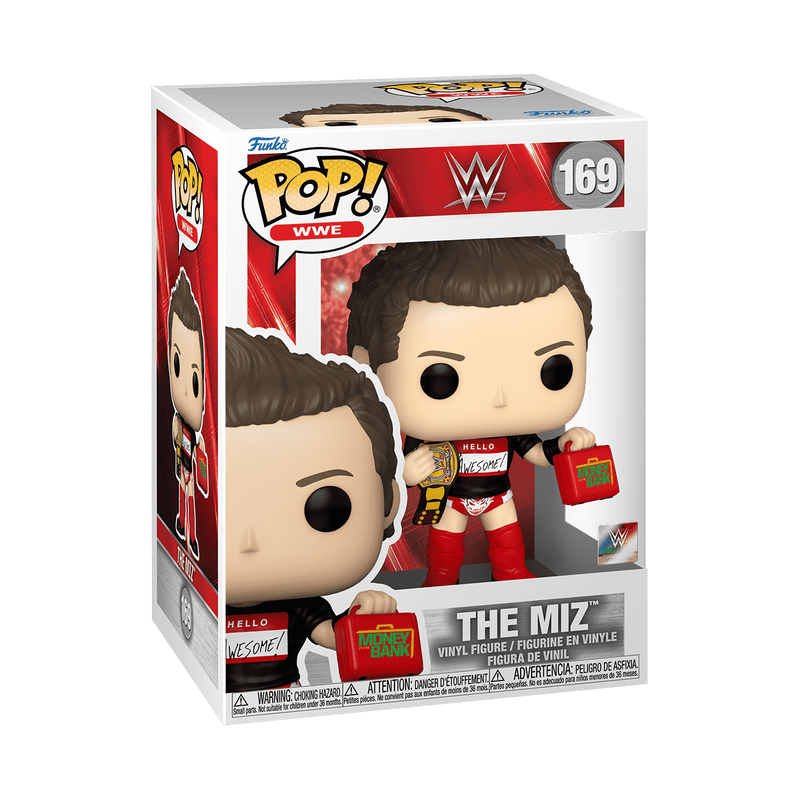 📦訂購 美國代購 Funko POP! WWE The Miz with Money in the Bank Briefcase Figure 模型