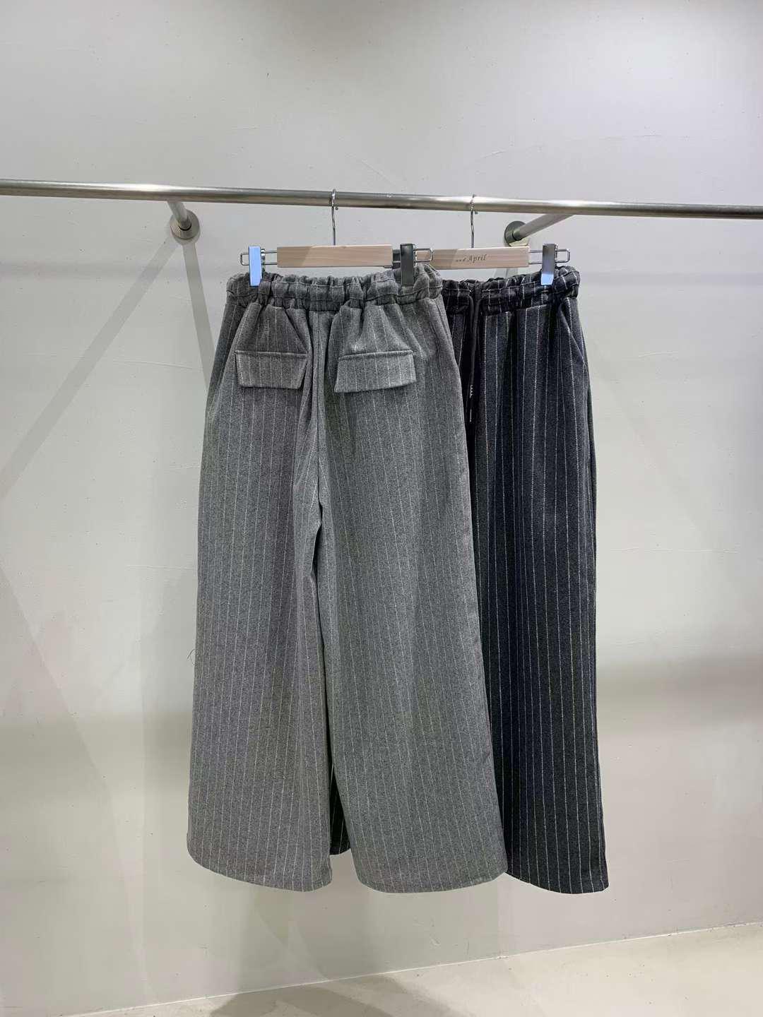 韓國🇰🇷April 直紋羊毛闊脚褲連線優惠 Wool 100%（預購10--14天）