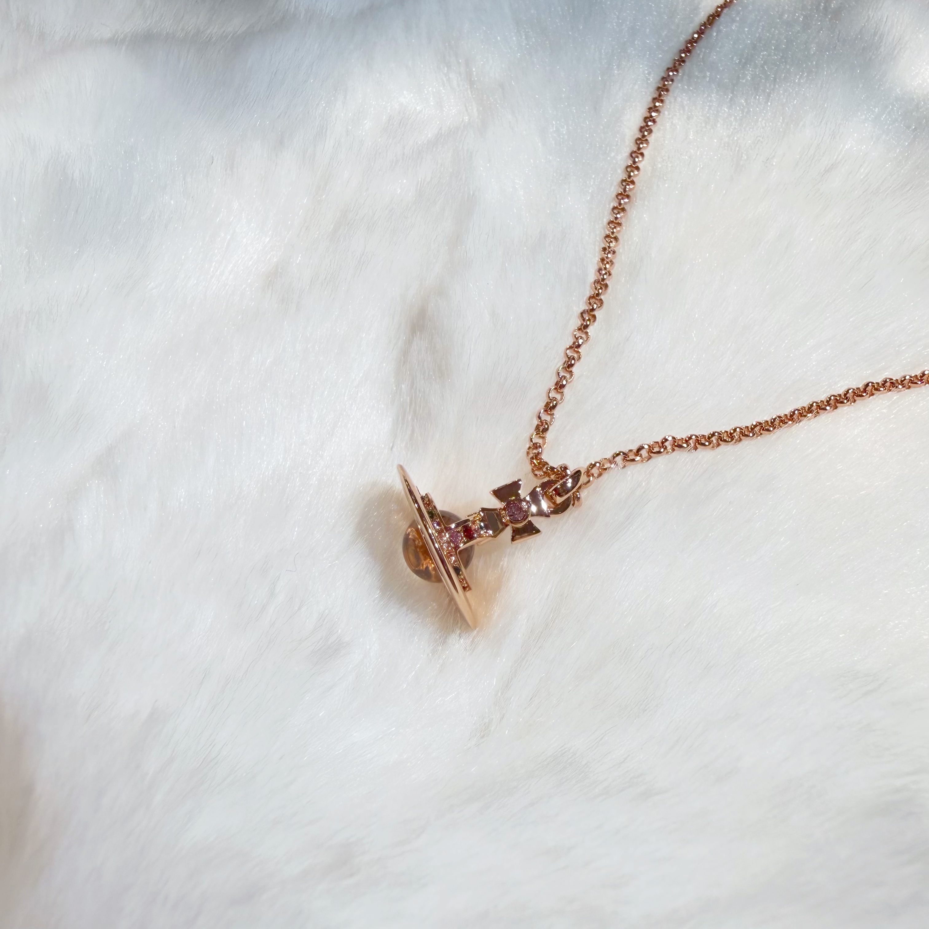 Vivienne Westwood mini 3d necklace RG