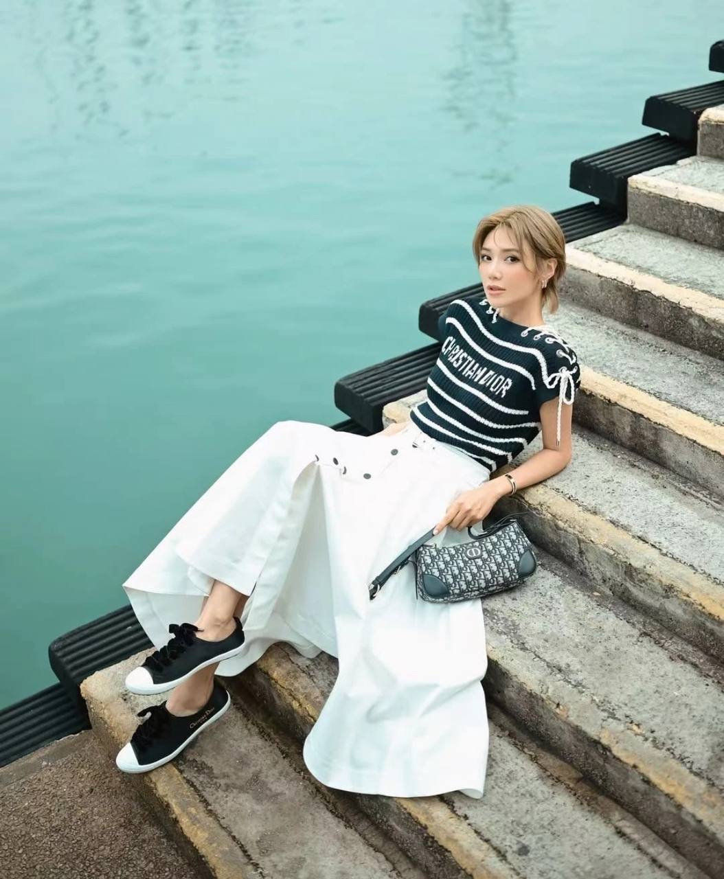 限時優惠✨訂貨📮Dior Luck satin Sneaker  Size 35.5-38 有半碼