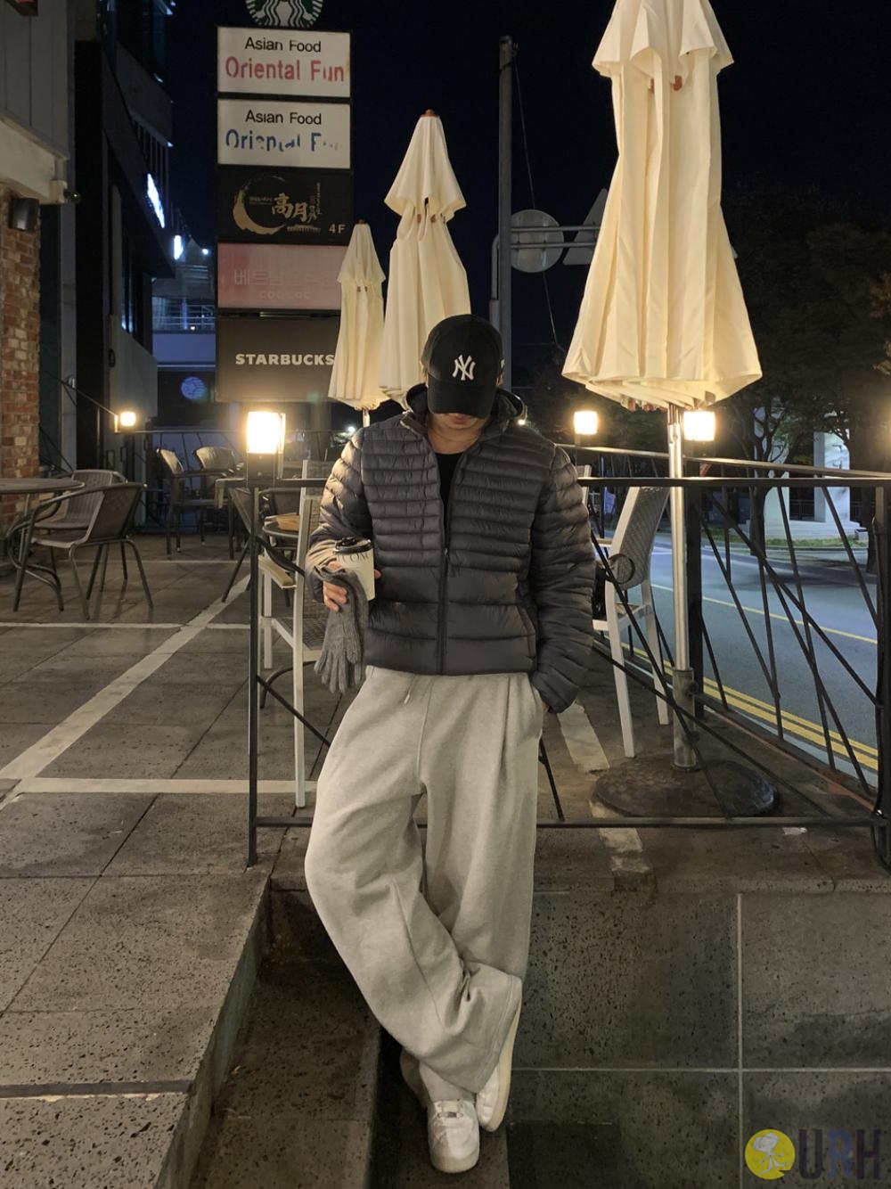 【100%保證韓國直送】USA Cotton 起毛 Wide Banding Pants [4 color] RL114685