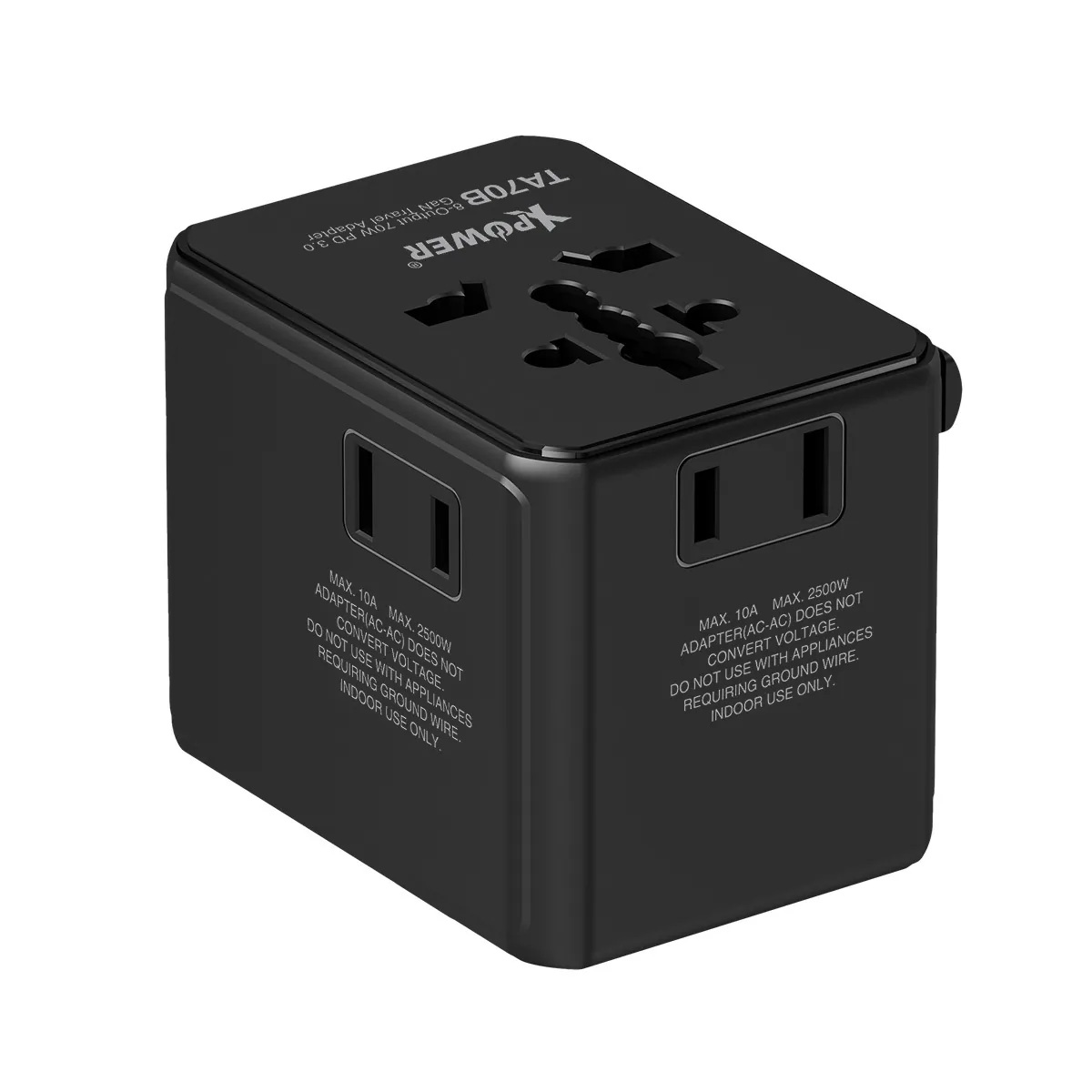 XPower TA70B 8輸出 PD/PPS 70W Gan旅行充電器