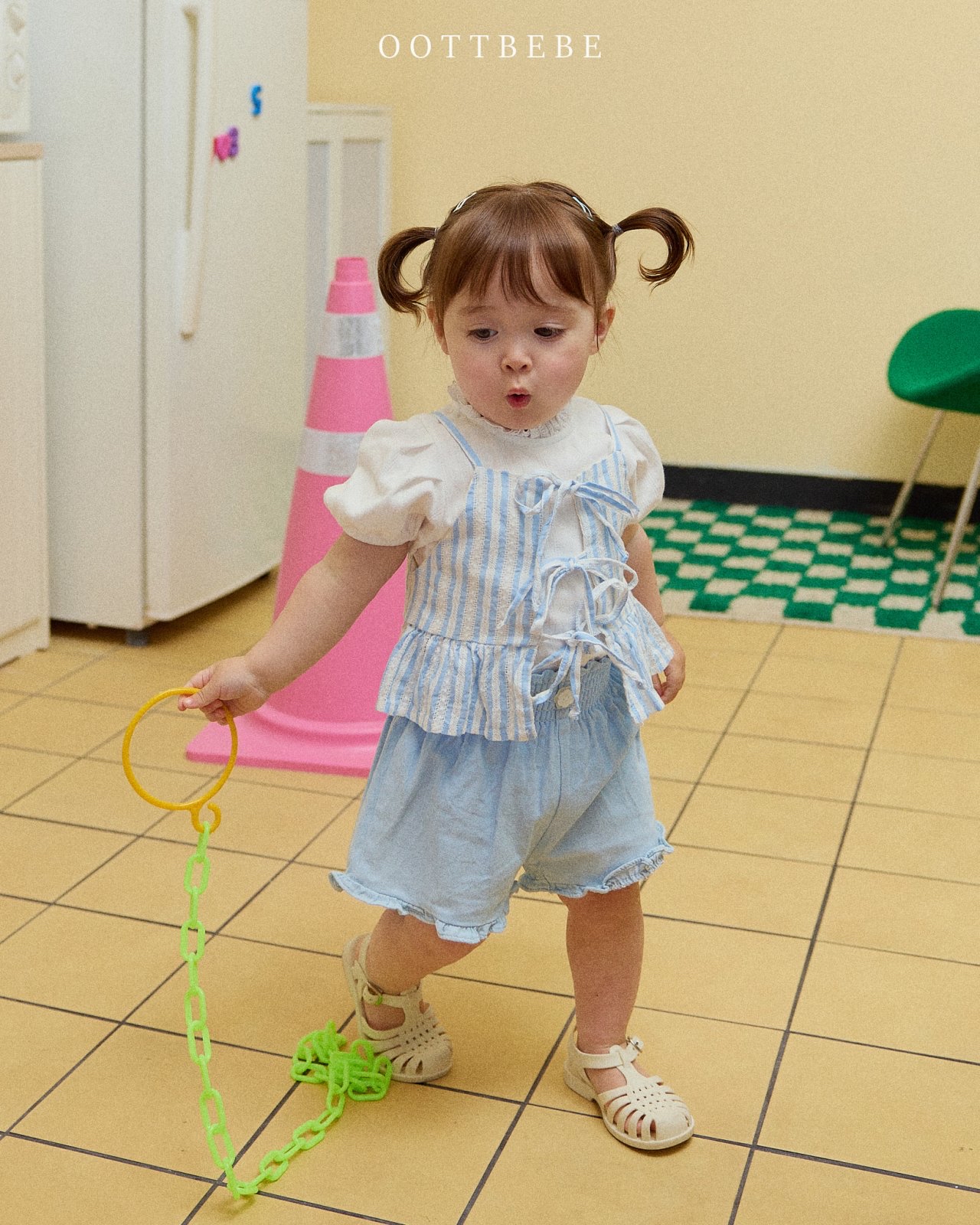 OOTT | Stripe Vest (Blue 90-100)