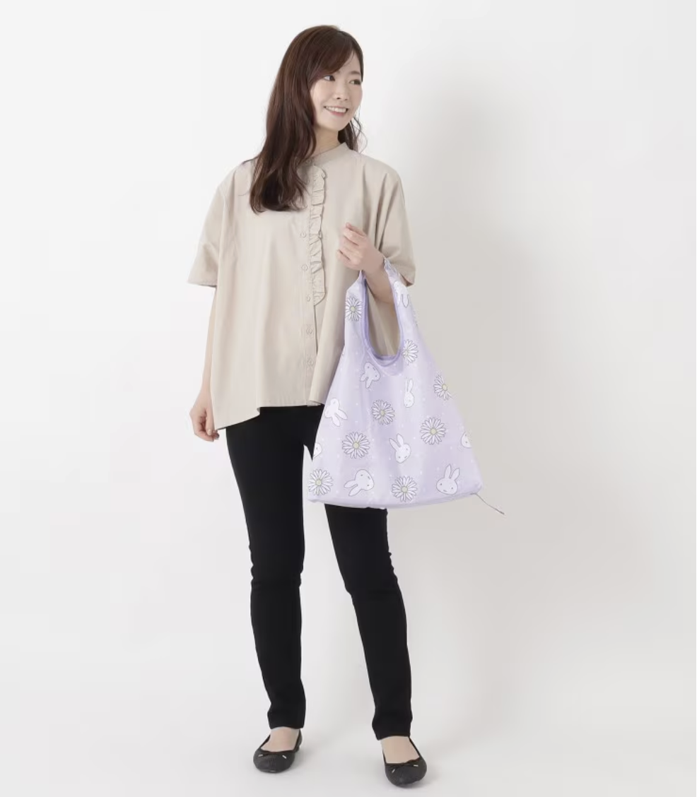 🐰💚 開心果及薰衣草系列 💜 "M size 可摺環保袋 "( 📦 大約4月底 ～5月底到貨, 若遇到缺貨或其它因素貨期會延遲 ）