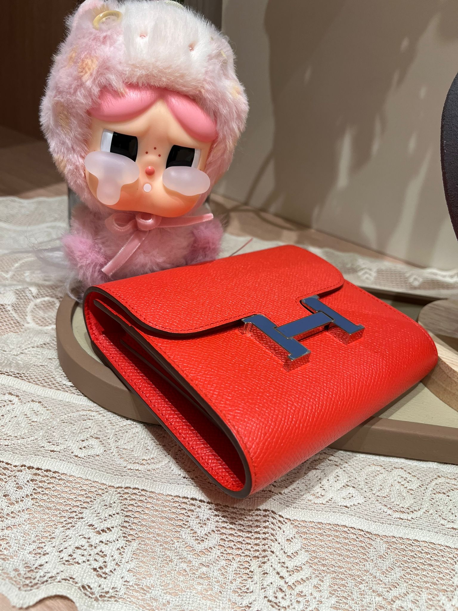 Hermes Constance Wallet Stamp C 100%Authentic, 98%New ✅Box