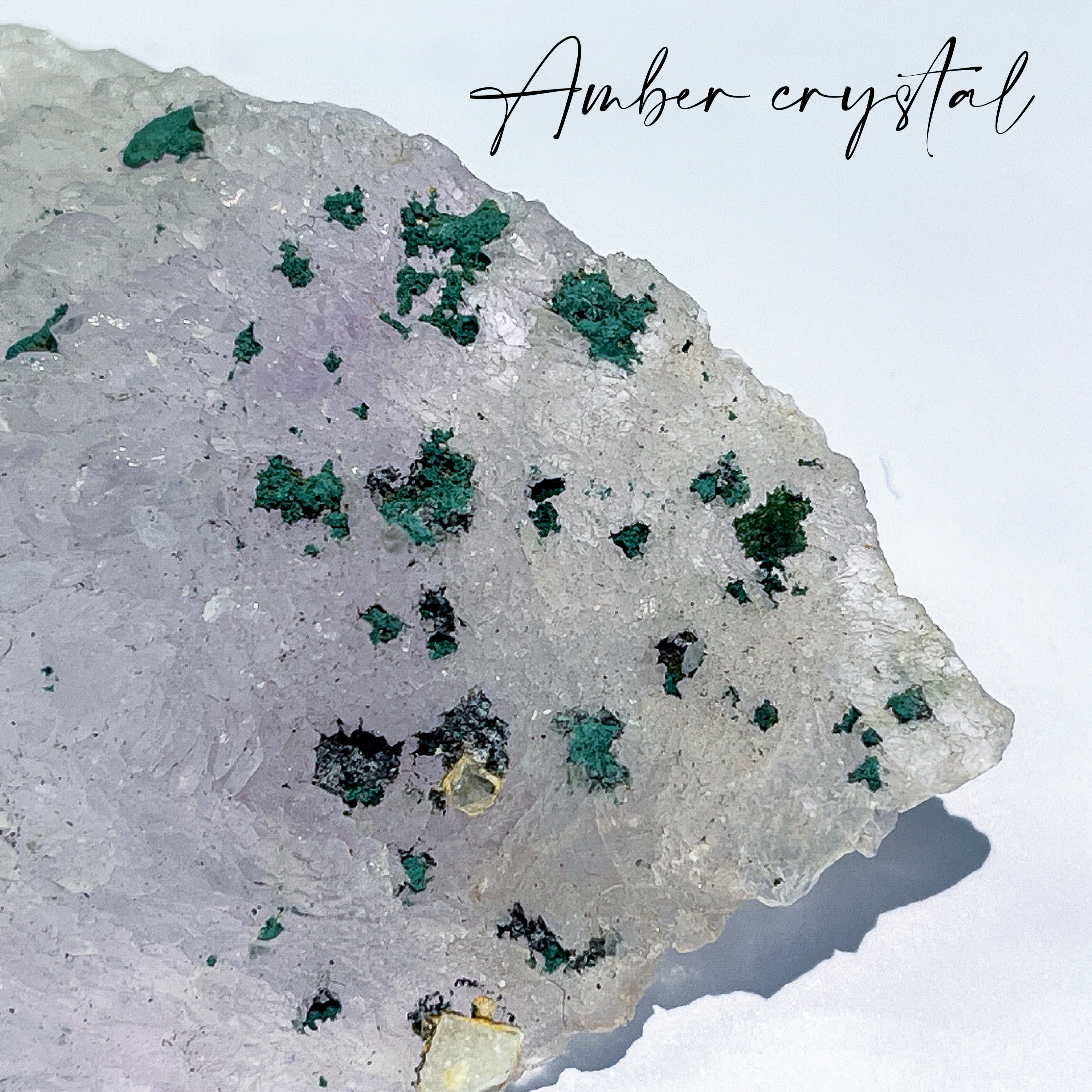 白水晶綠簾石 white crystal x epidote