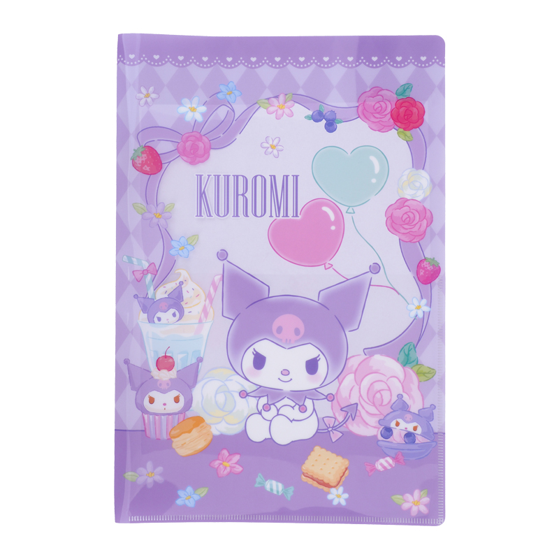 Kuromi F4 PP Folding File PP面 F4 雙摺快勞