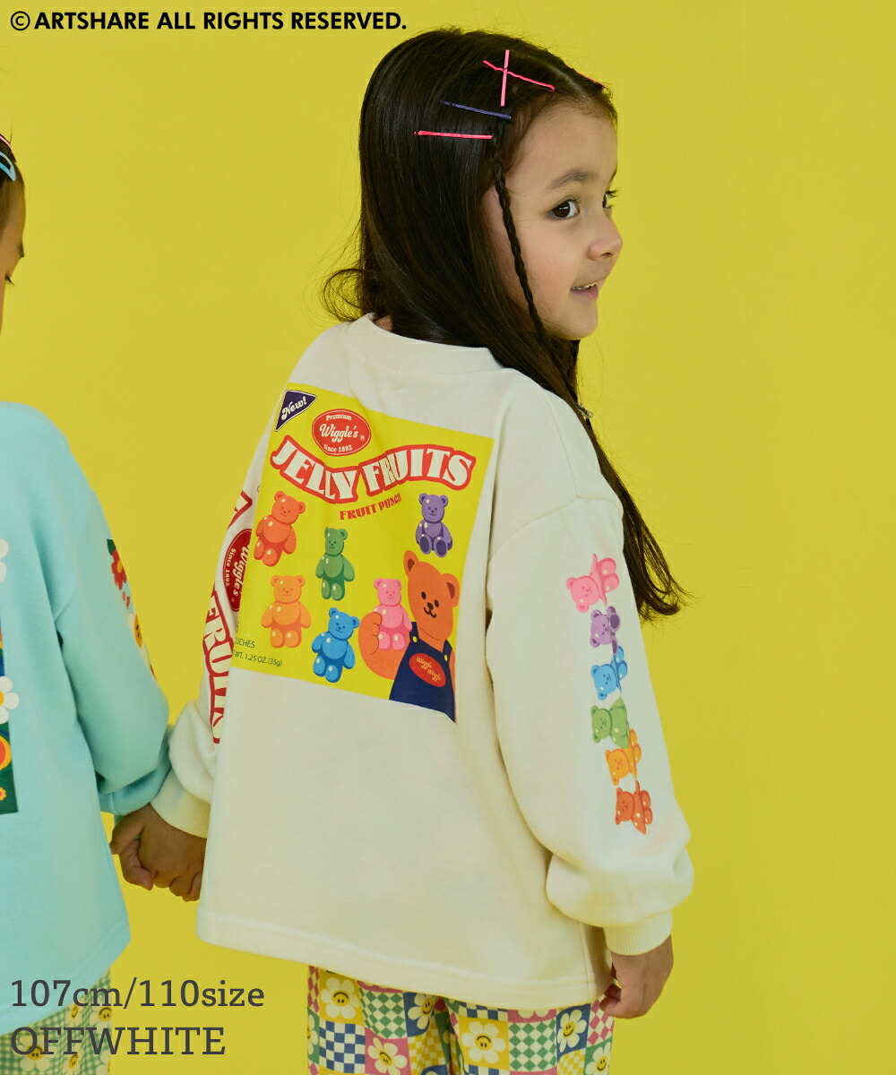 🆕【⭐訂購⭐】🌀 🇯🇵 日本直送 Wiggle Wiggle 前後+衣袖印花衛衣［4款選］🌀 [ELJA-0052][261106]