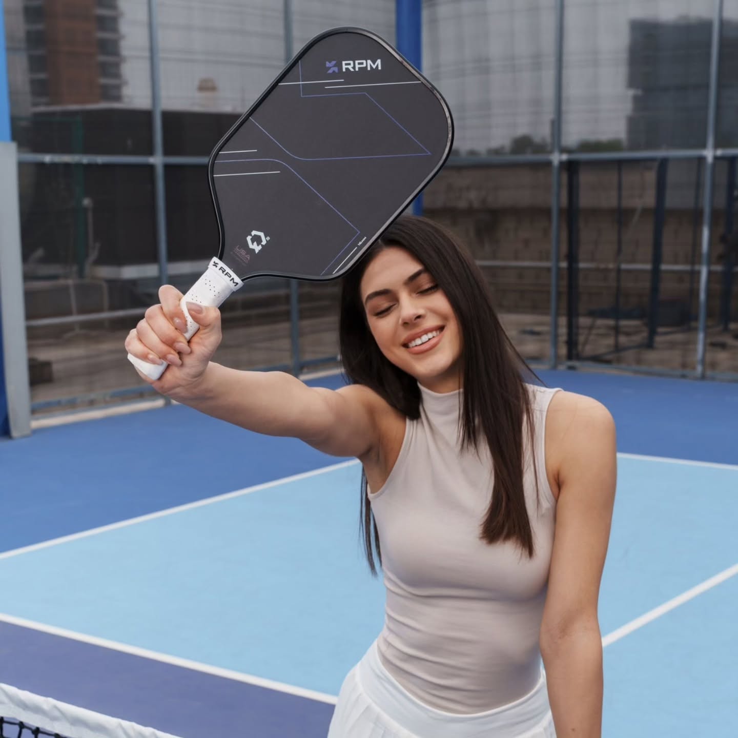 RPM Q2 14 / 16MM ELONGATED Pickleball Paddle