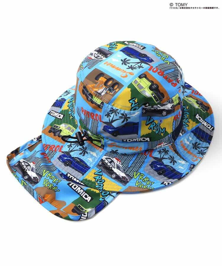 🇯🇵預訂 日本直送🇯🇵Breeze x Tomica系列兩色車車滿印水陸兩用戶外遮陽帽
