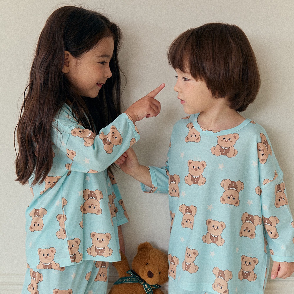 韓國 kikistory 棉+莫代爾9分袖家居服