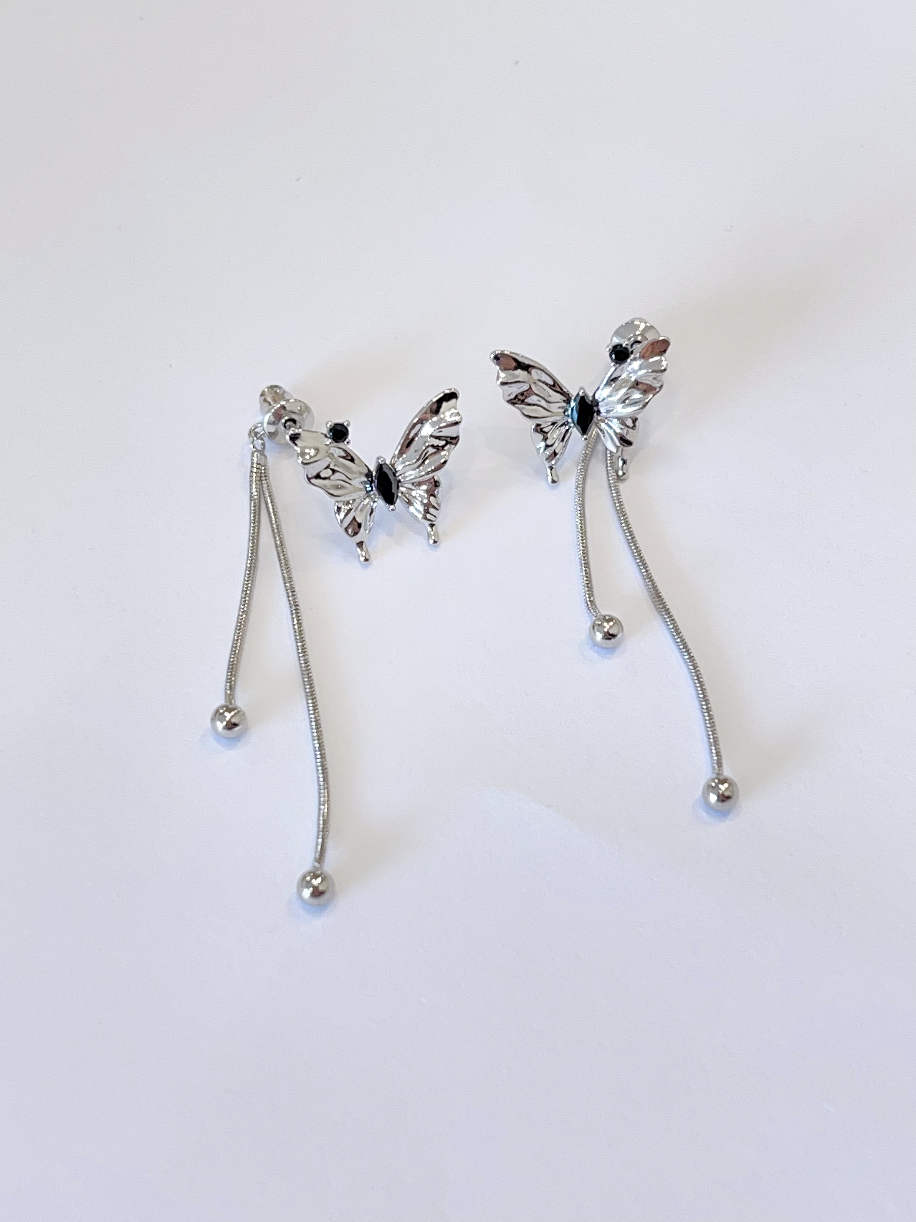 两戴式蝴蝶流苏耳环