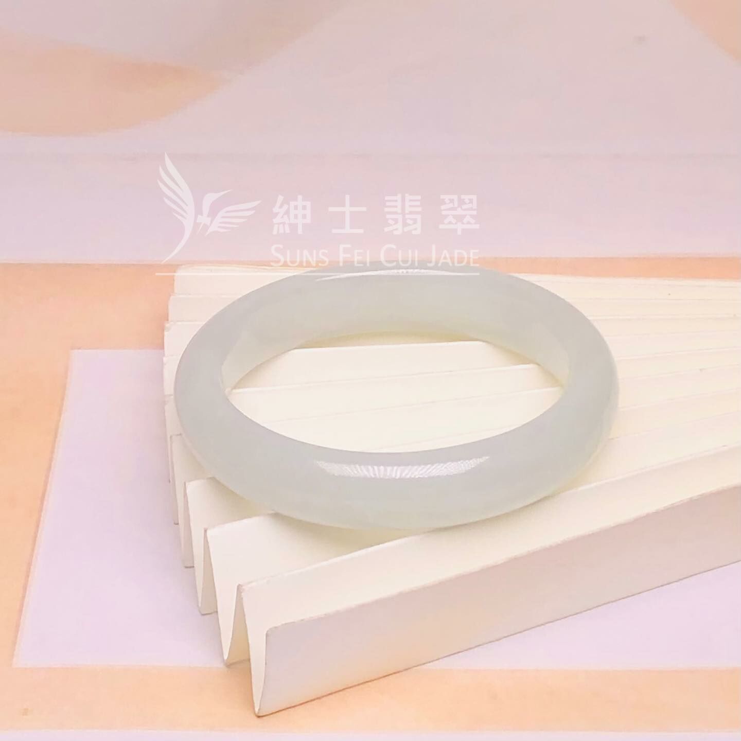 會卡蠟皮淡綠貴妃鐲48.6mm