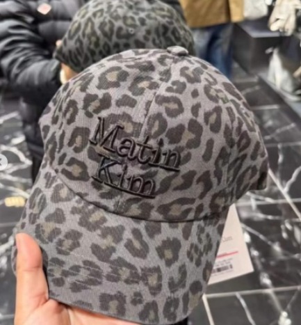 0805💯韓國Matin Kim MATIN LEOPARD VOLUME LOGO BALL CAP 棒球帽 9月中