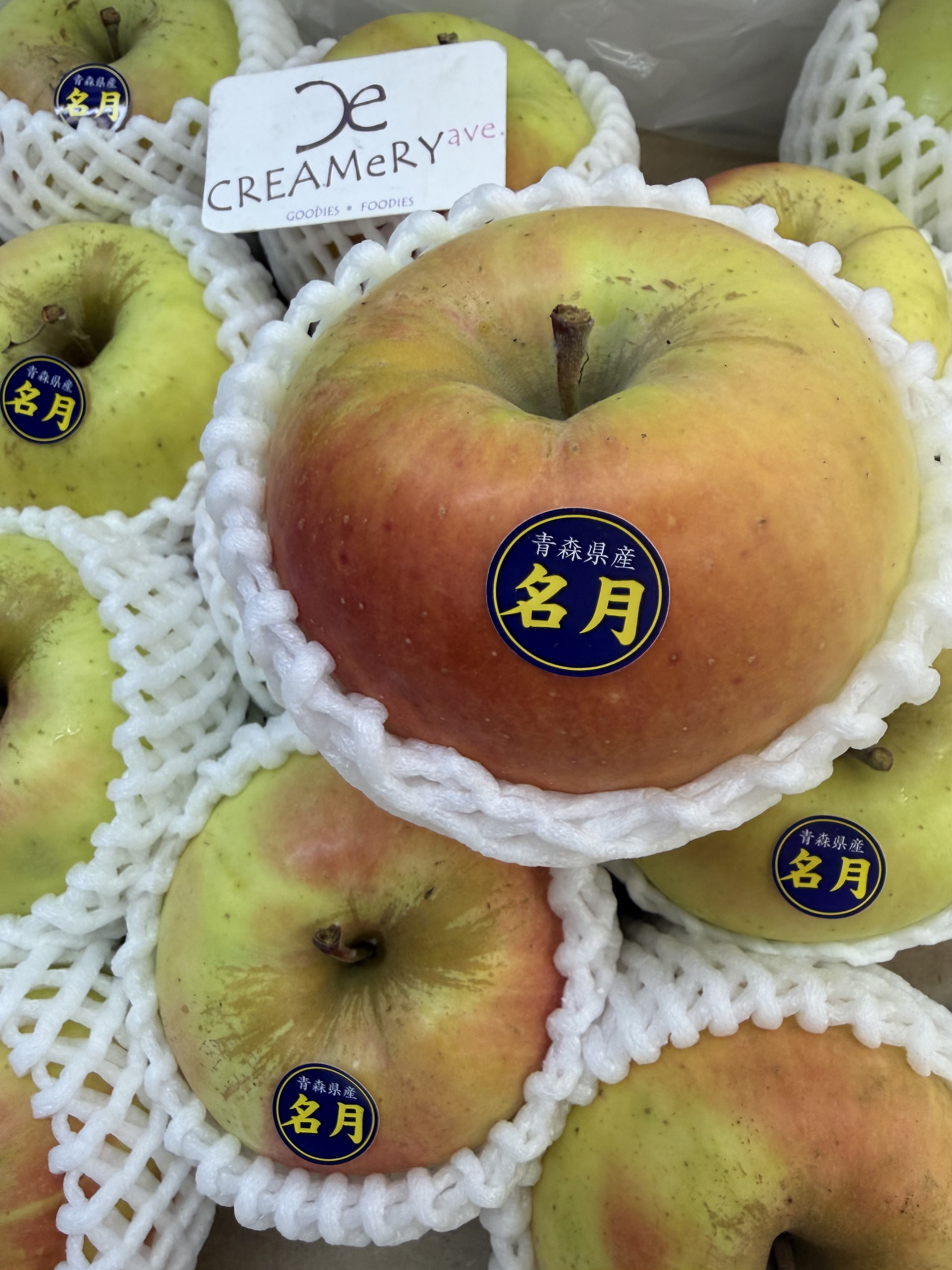 日本青森縣 名月 水蜜桃 蘋果 特選36玉 2個