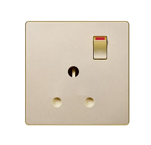 MK Aria 太空金 15A單蘇有掣 插座