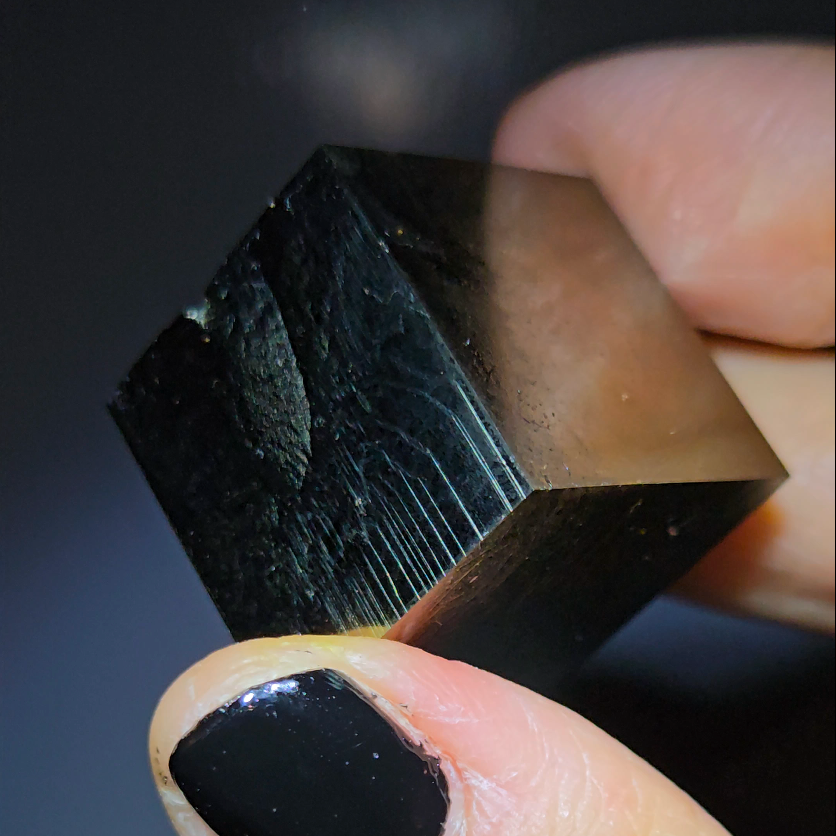 Pyrite single cube from Spain - PY47