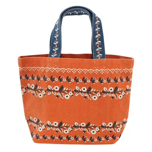 日本品牌🗾印度🇮🇳製造東歐傳統刺繡設計手拎帆布包現貨😍