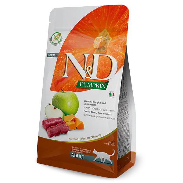 Farmina N&D 南瓜 鹿肉&蘋果 成貓乾糧 1.5kg
